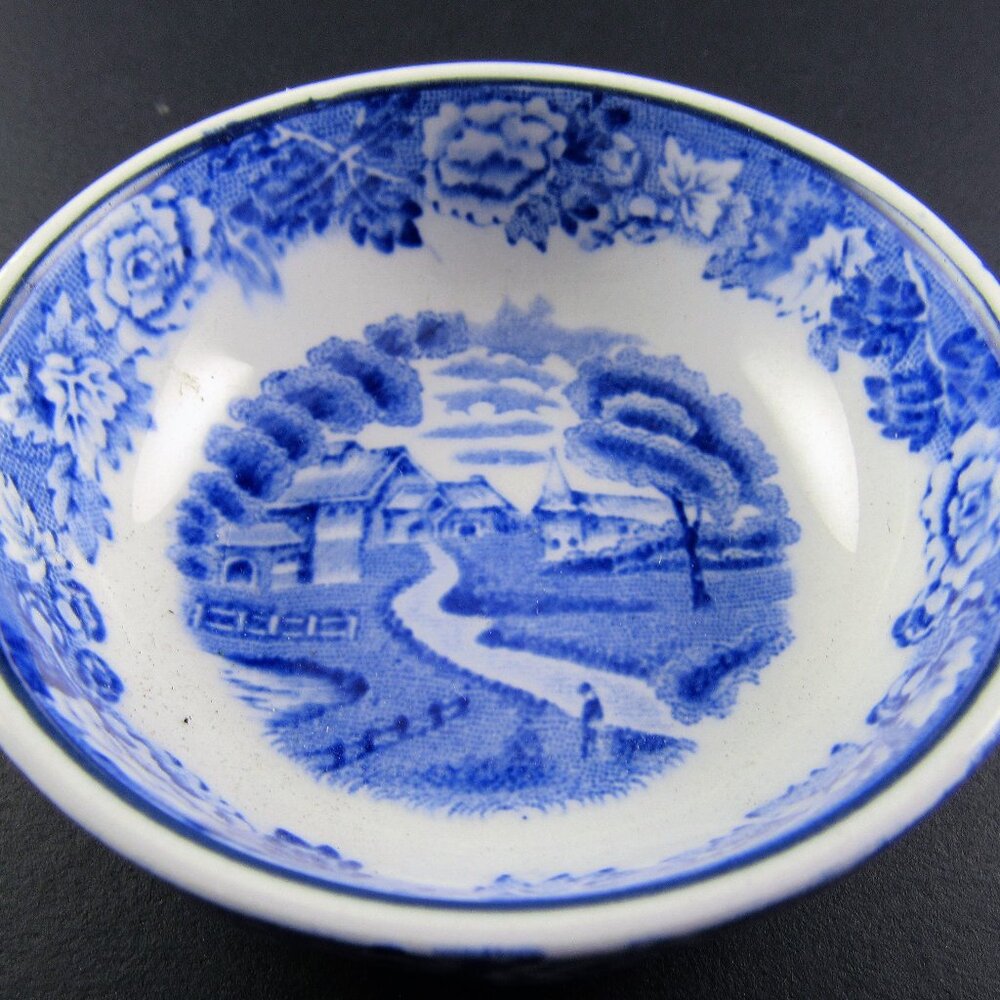 VINTAGE ENOCH WOODS ENGLISH SCENERY WOOD & SONS ENGLAND SMALL DISH